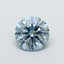 1.04 Ct. Fancy Intense  Blue Round Lab Grown Diamond