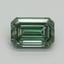 1.01 Ct. Fancy Vivid Green Emerald Lab Grown Diamond