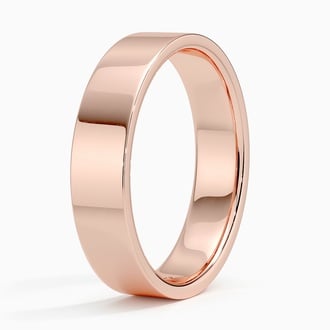 Mojave 5mm Wedding Ring in 14K Rose Gold