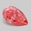 1.22 Ct. Fancy Vivid Pink Pear Lab Grown Diamond