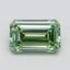 1.84 Ct. Fancy Vivid Green Emerald Lab Grown Diamond