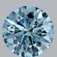 3.00 Ct. Fancy Vivid Blue Round Lab Grown Diamond