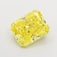 3.78 Ct. Fancy Yellow Radiant Lab Grown Diamond