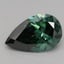 1.03 Ct. Fancy Deep Green Pear Lab Grown Diamond