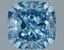 1.00 Ct. Fancy Vivid  Blue Cushion Lab Grown Diamond