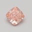 0.81 Ct. Fancy Vivid Pink Cushion Lab Grown Diamond