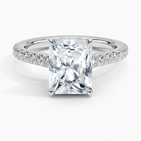French Pavé Diamond Ring Setting