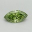 0.50 Ct. Fancy Vivid Green Marquise Lab Grown Diamond
