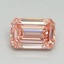 1.10 Ct. Fancy Intense Pink Emerald Lab Grown Diamond