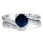 Custom Flush Diamond Bridal Set