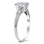 The Imolena Ring, smalltop view on a hand
