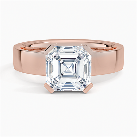 14K Rose Gold Parker Solitaire Ring