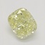 0.50 Ct. Fancy Yellow Cushion Diamond