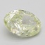 1.89 Ct. Fancy Light Green Yellow Oval Lab Grown Diamond
