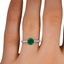 The Lisburn Ring, smallzoomed in top view on a hand