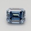 0.83 Ct. Fancy Deep Blue Emerald Lab Grown Diamond
