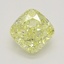 1.11 Ct. Fancy Yellow Cushion Diamond