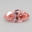 0.47 Ct. Fancy Vivid Pink Marquise Lab Grown Diamond