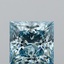 1.06 Ct. Fancy  Blue Princess Lab Grown Diamond