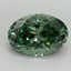 2.07 Ct. Fancy Vivid Pacific Green Oval Lab Grown Diamond