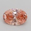 1.51 Ct. Fancy Intense Pink Oval Lab Grown Diamond