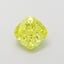 1.17 Ct. Fancy Intense  Yellow Cushion Lab Grown Diamond