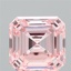 3.50 Ct. Fancy Intense Pink Asscher Lab Grown Diamond