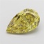 7.53 Ct. Fancy Intense Yellow Pear Lab Grown Diamond