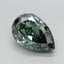3.52 Ct. Fancy Intense Green Pear Lab Grown Diamond