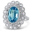 Art Deco Other gemstones Cocktail Ring