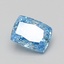 2.10 Ct. Fancy Vivid Blue Cushion Lab Grown Diamond