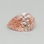 0.32 Ct. Fancy Vivid Pink Pear Lab Grown Diamond