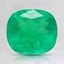 10.8x9.6mm Cushion Colombian Emerald