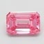 1.62 Ct. Fancy Vivid  Pink Emerald Lab Grown Diamond