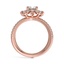 Snowflake-Inspired Double Band Diamond Ring, smallview