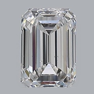 Emerald diamond — real photo