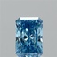 1.01 Ct. Fancy Vivid Blue Radiant Lab Grown Diamond