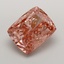 15.13 Ct. Fancy Vivid  Pink Cushion Lab Grown Diamond