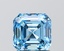 1.53 Ct. Fancy Vivid Blue Asscher Lab Grown Diamond