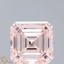 3.12 Ct. Fancy Intense Pink Asscher Lab Grown Diamond