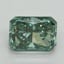2.02 Ct. Fancy Vivid Pacific Green Radiant Lab Grown Diamond