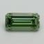 0.90 Ct. Fancy Vivid Pacific Green Emerald Lab Grown Diamond