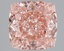 3.04 Ct. Fancy Vivid Pink Cushion Lab Grown Diamond