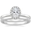 Platinum Vienna Diamond Ring with 2mm Comfort Fit Wedding Ring