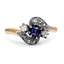 Art Nouveau Sapphire Vintage Ring