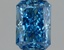 1.05 Ct. Fancy Vivid Blue Radiant Lab Grown Diamond