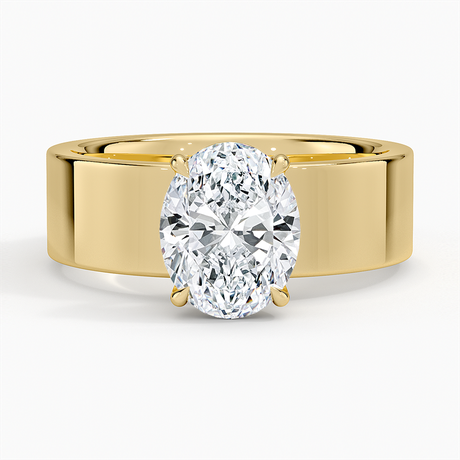 18K Yellow Gold Peyton 6mm Solitaire Ring