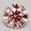 2.50 Ct. Fancy Intense Pink Round Lab Grown Diamond