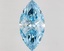 9.10 Ct. Fancy Vivid Blue Marquise Lab Grown Diamond