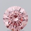 2.24 Ct. Fancy Intense Pink Round Lab Grown Diamond